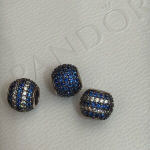 Pandora 3 charms and box. 
Only 3 charms are left.